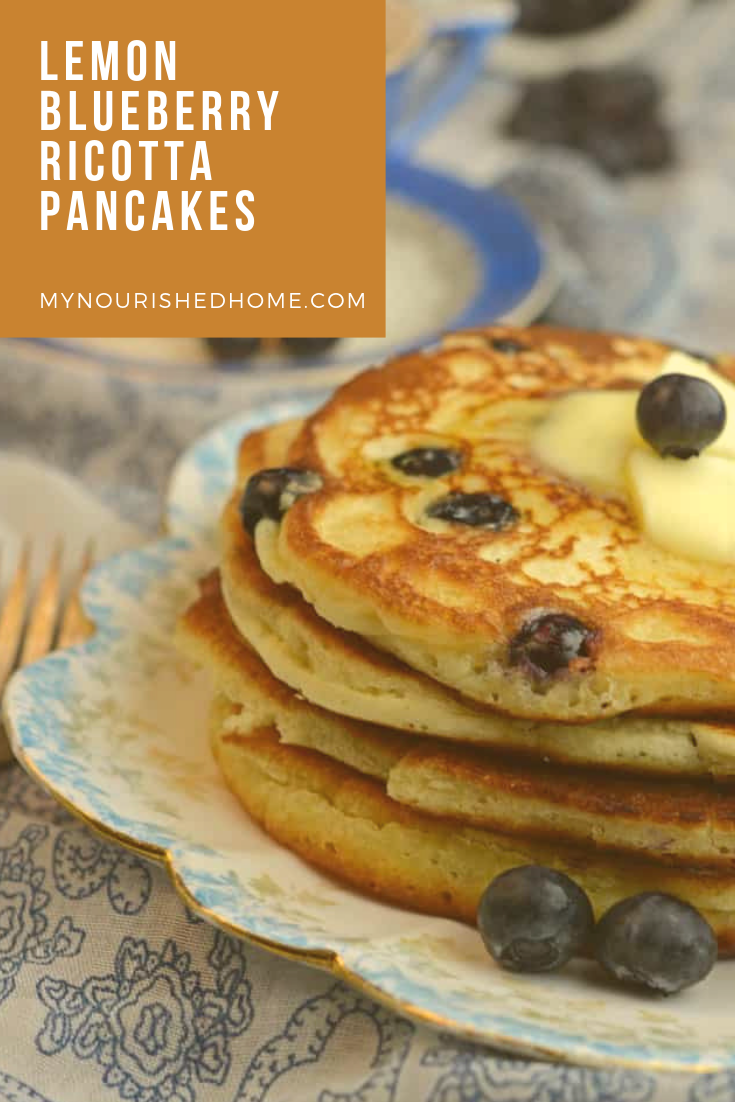 How to make blueberry ricotta pancakes