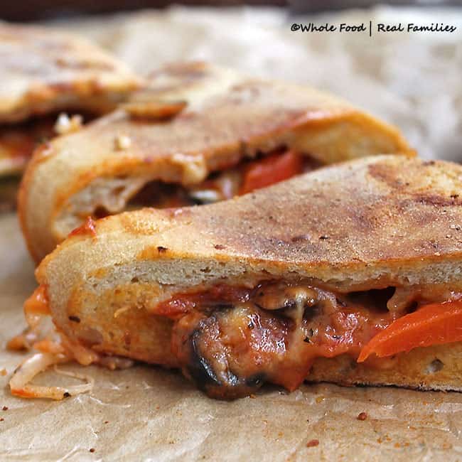 Grilled Vegetable Calzones | My Nourished Home