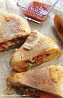 Grilled Vegetable Calzones