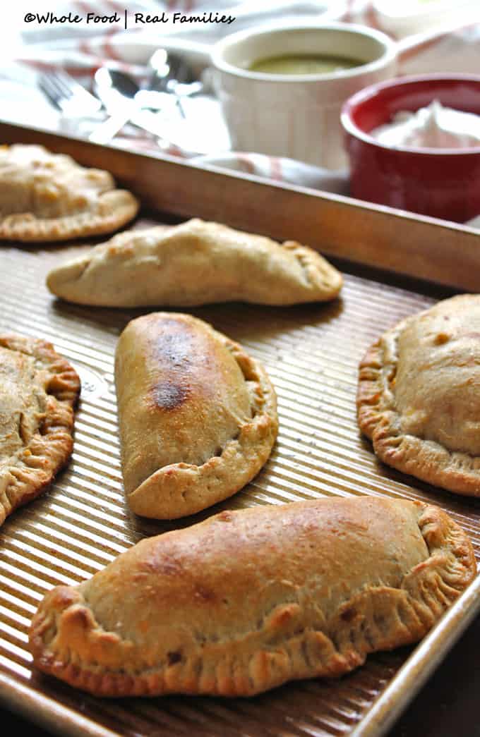 Whole Wheat Empanada Dough from Whole Food | Real Families. Get the recipe at www.wholefoodrealfamilies.com.