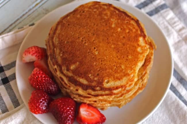 Whole Wheat Buttermilk pancakes