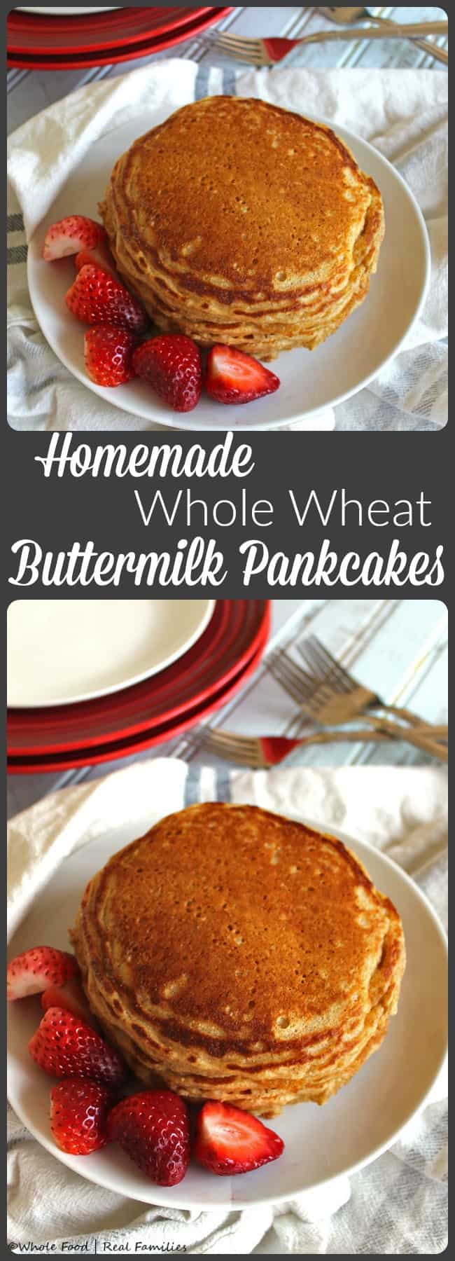 Whole Wheat Buttermilk Pancakes