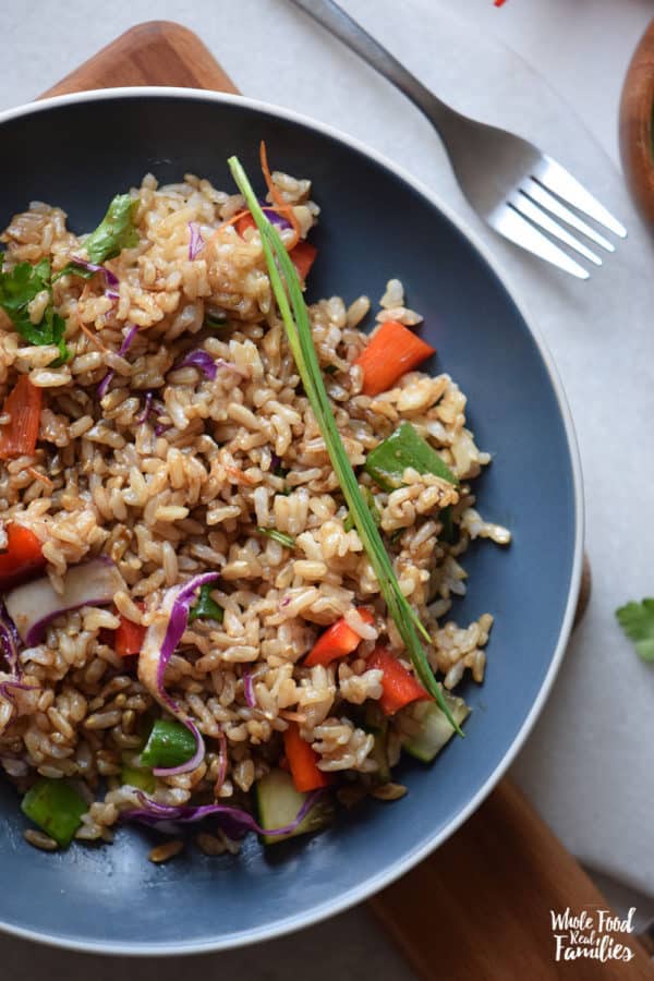 Brown Rice Stir Fry from Whole Food | Real Families.