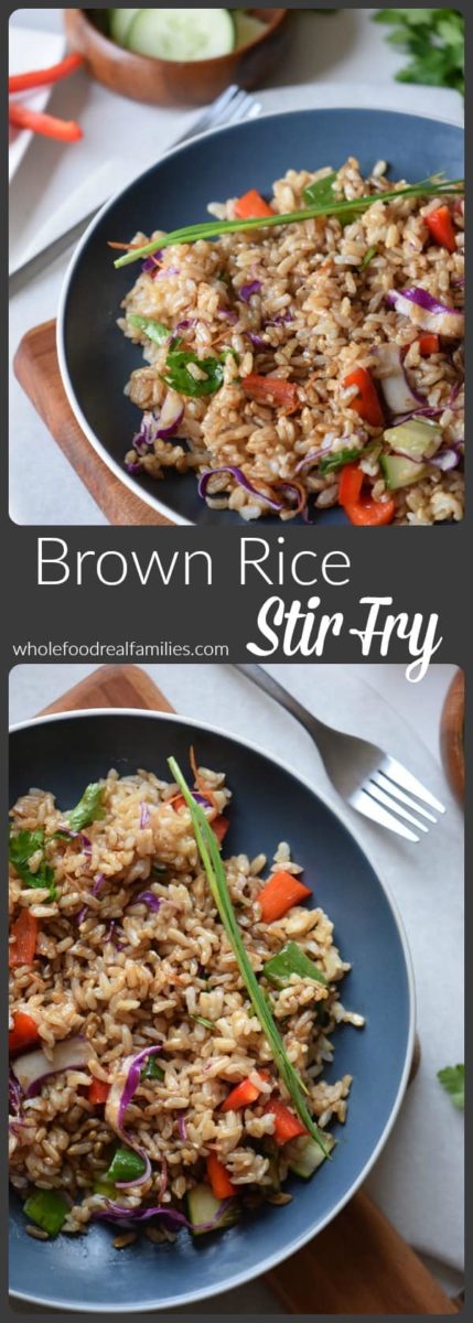 Brown Rice Stir Fry from Whole Food Real Families