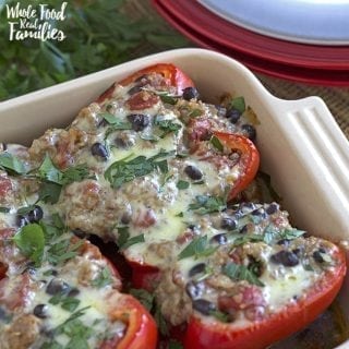 Sausage Quinoa Stuffed Peppers