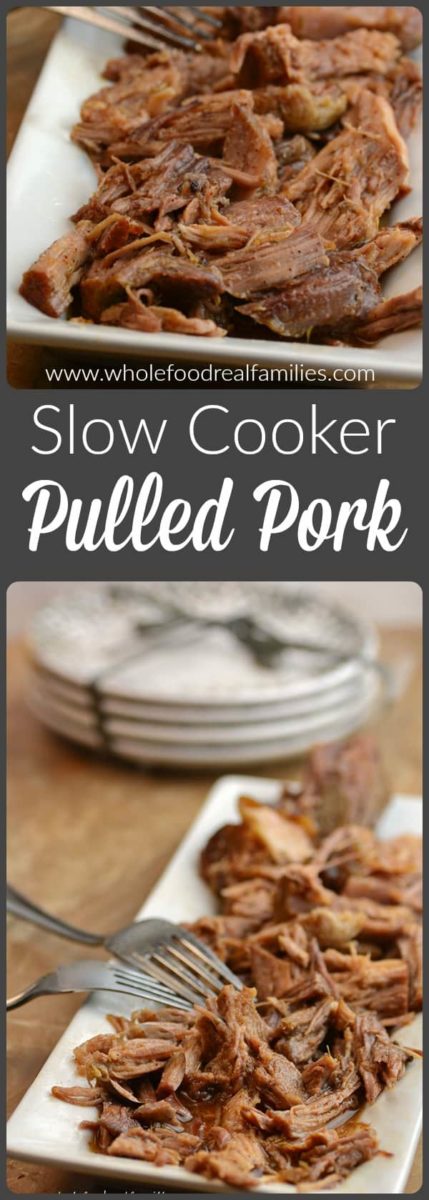 Slow Cooker Pulled Pork Pin