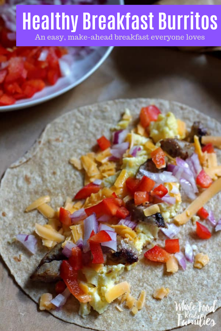 Recipe for Healthy Breakfast Burritos