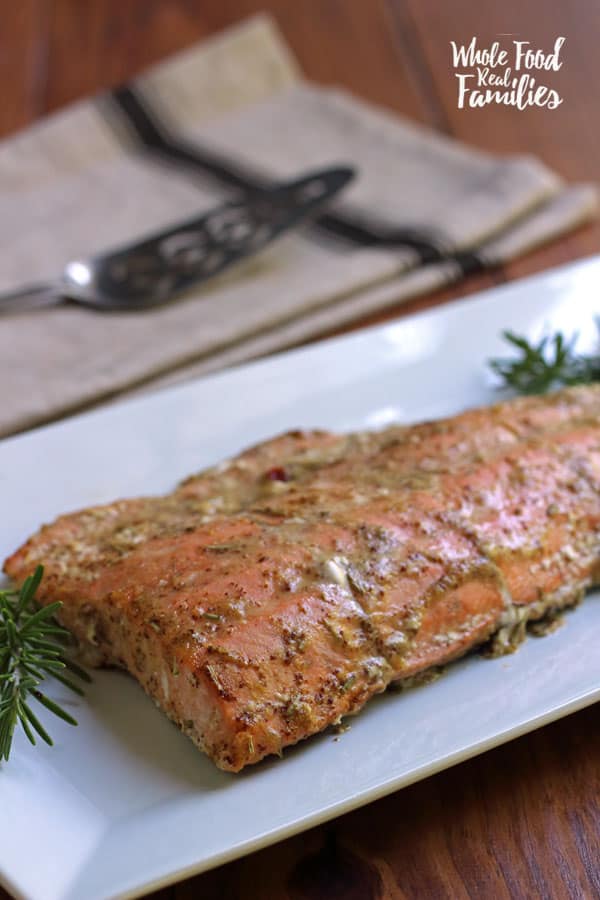 Honey Mustard Glazed Salmon 