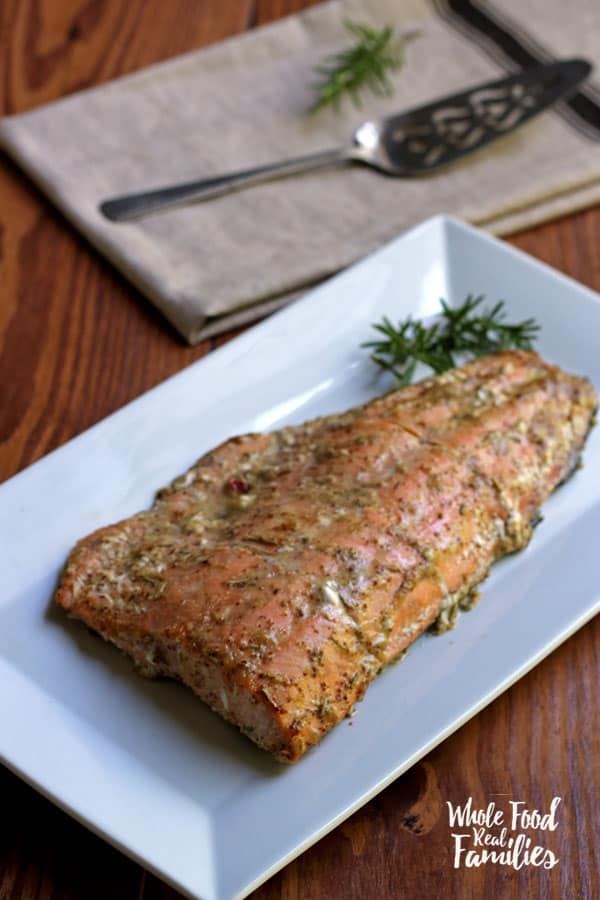 Honey Mustard Glazed Salmon 