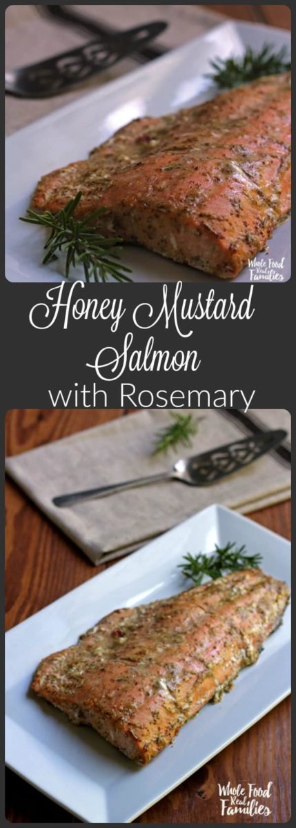 Honey Mustard Glazed Salmon