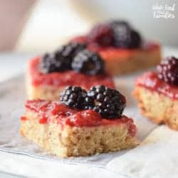 Jam and Oat Bars