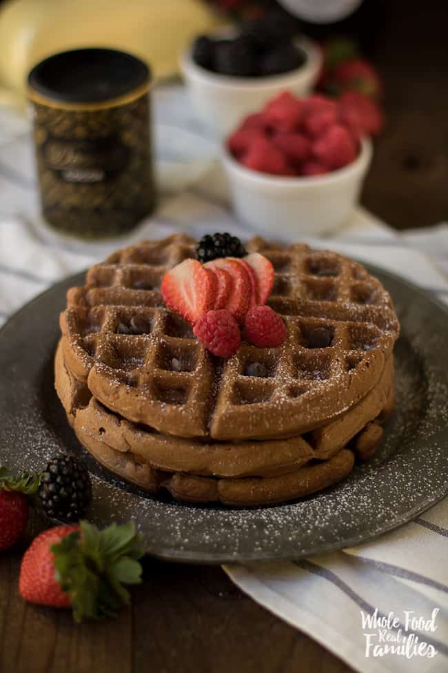 Healthy Chocolate Waffle Recipe