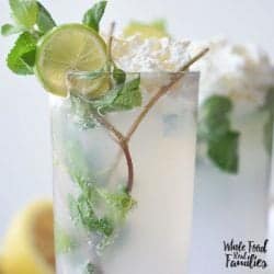 Make it a Mocktail or a Cocktail, but make this Mojito Float and then go find the nearest shade and cool yourself off!