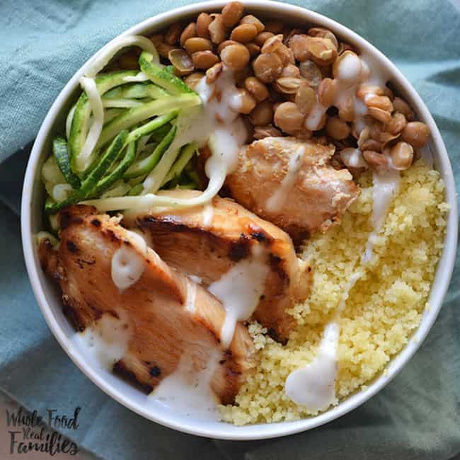 Quick Chicken and Veggie Bowl My Nourished Home