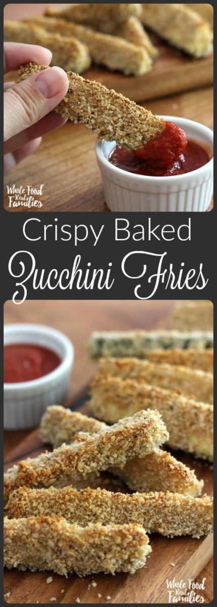 Crispy Baked Zucchini Fries 