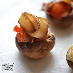 French Onion Stuffed Mushrooms
