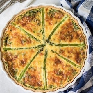Fresh Asparagus Quiche Recipe from @Wholefoodrealfa