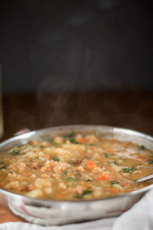 Sausage and Chunky Potato Soup