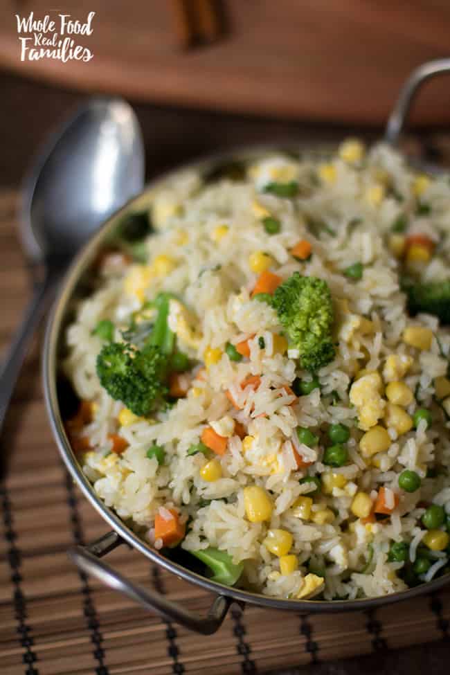 Gesundes Gemüse-Reis-Rezept zum Abendessen