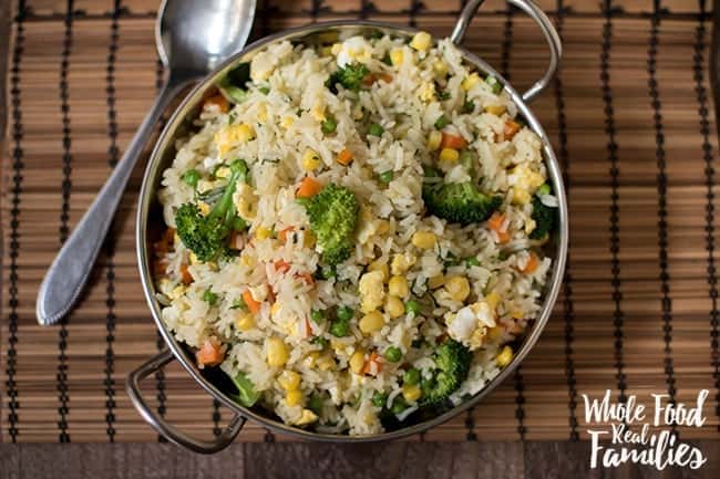Healthy Vegetable Fried Rice recipe