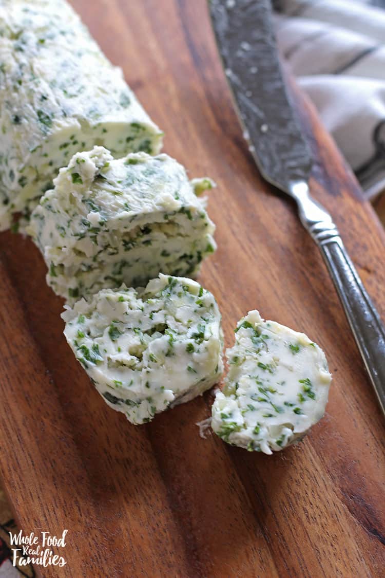 Compound Butter with Shallots, Garlic and Herbs