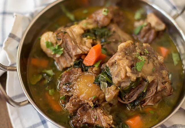 Hearty Oxtail Soup Recipe