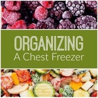 Organzing your Chest freezer