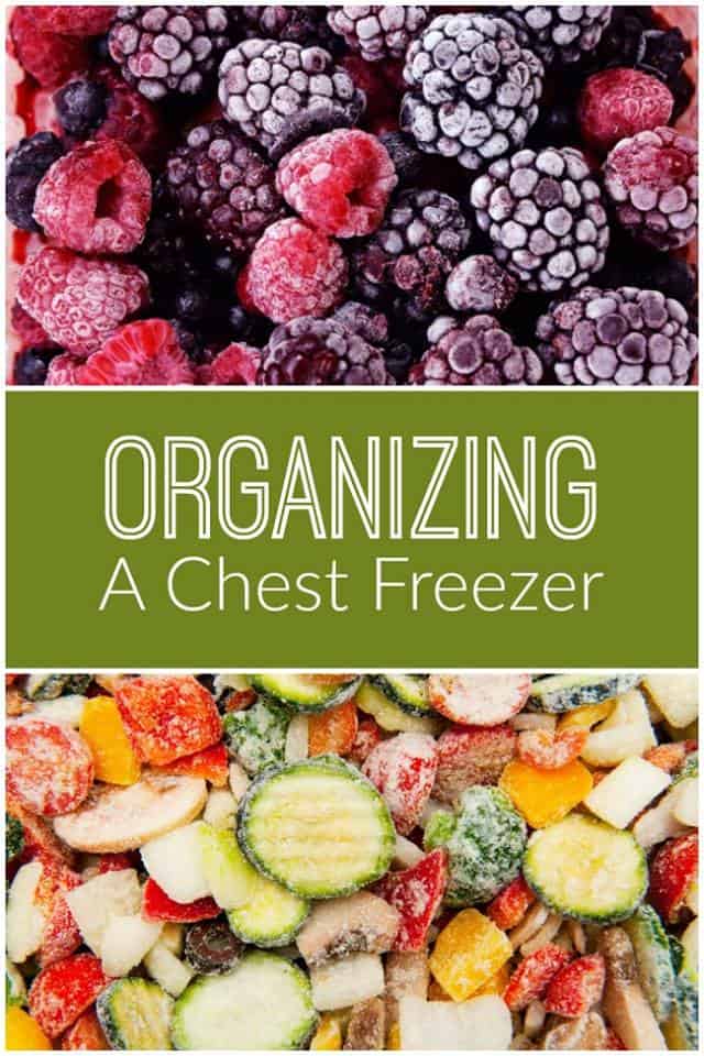 Organzing a Chest freezer 