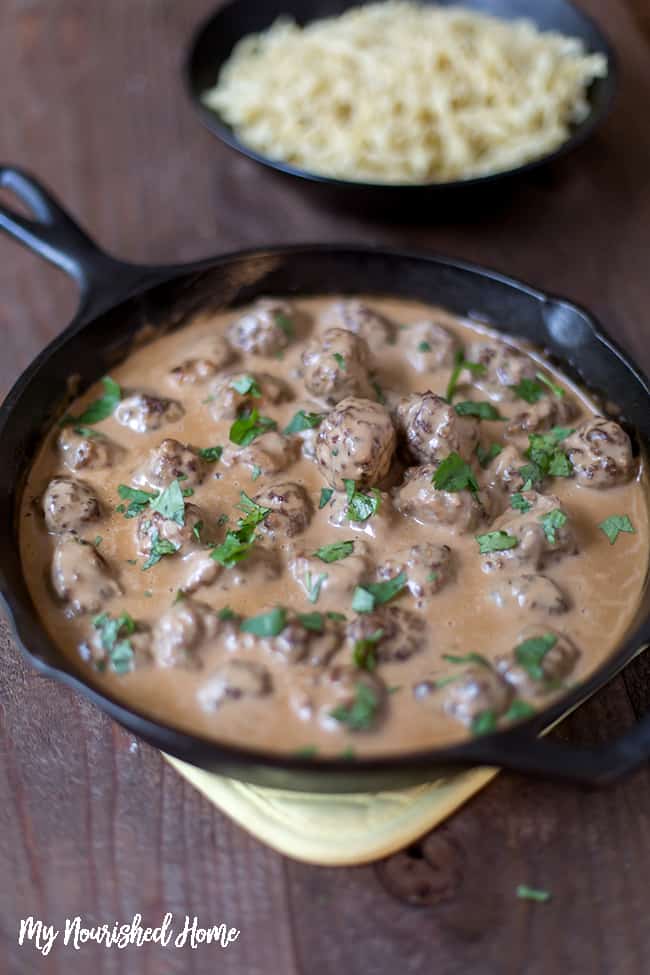 Swedish Meatballs and Noodles