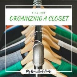 Tips for Organizing a Closet