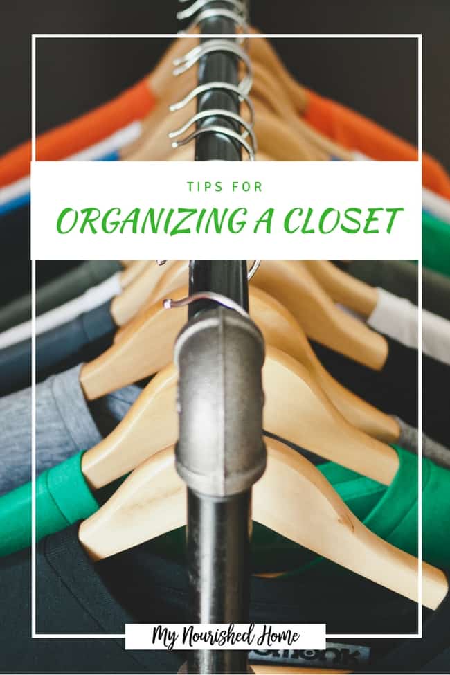 Tips for Organizing a Closet 