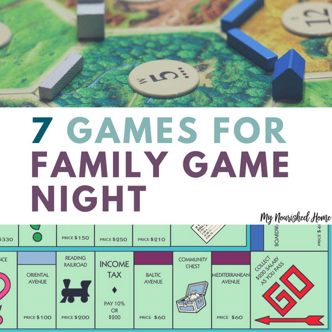 Games for family game night