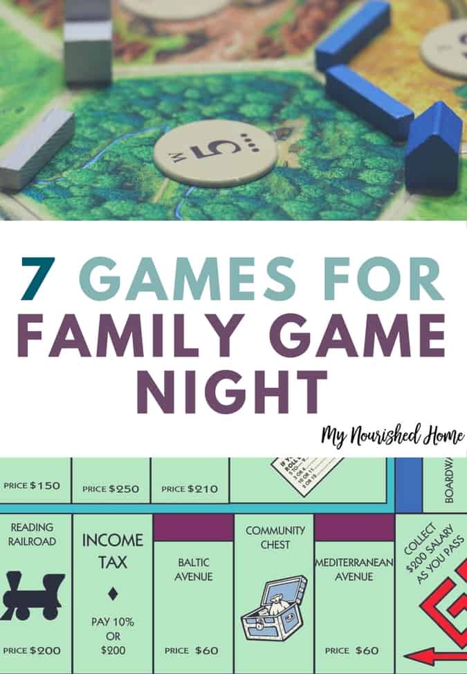 Games for family game night