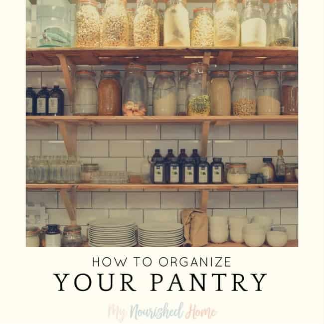 How to organize your pantry