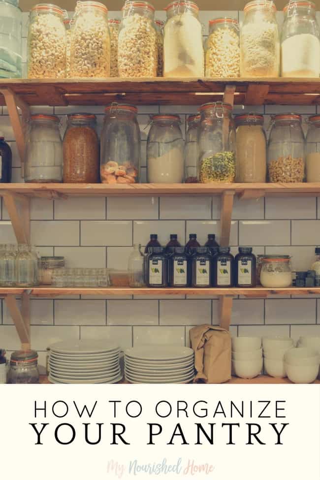 How to organize your pantry