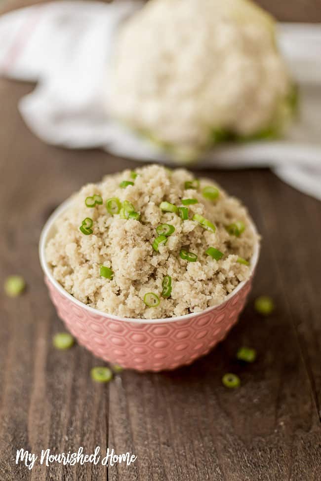 How to make Cauliflower Rice