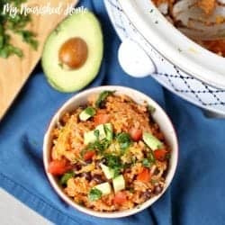 Slow Cooker Mexican Rice and Beans