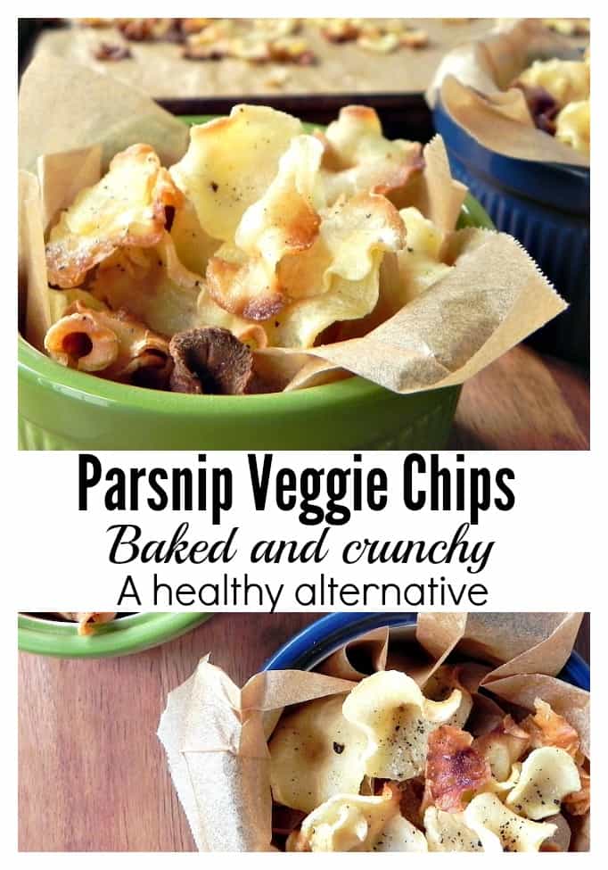 Parsnip Veggie Chips, a healthy alternative for snacking