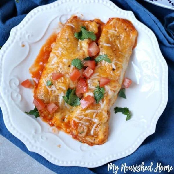 Slow Cooker Black Bean Enchiladas My Nourished Home