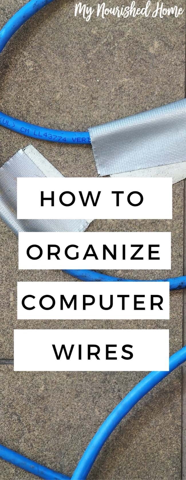 Organzing Computer wires around your desk