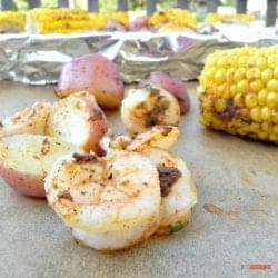 Cajun Butter Shrimp, a one pan dinner