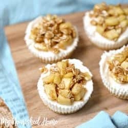 Apple Crisp Cheesecake Bites Recipe