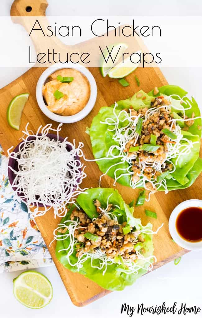 Asian Chicken Lettuce Wrap Recipe