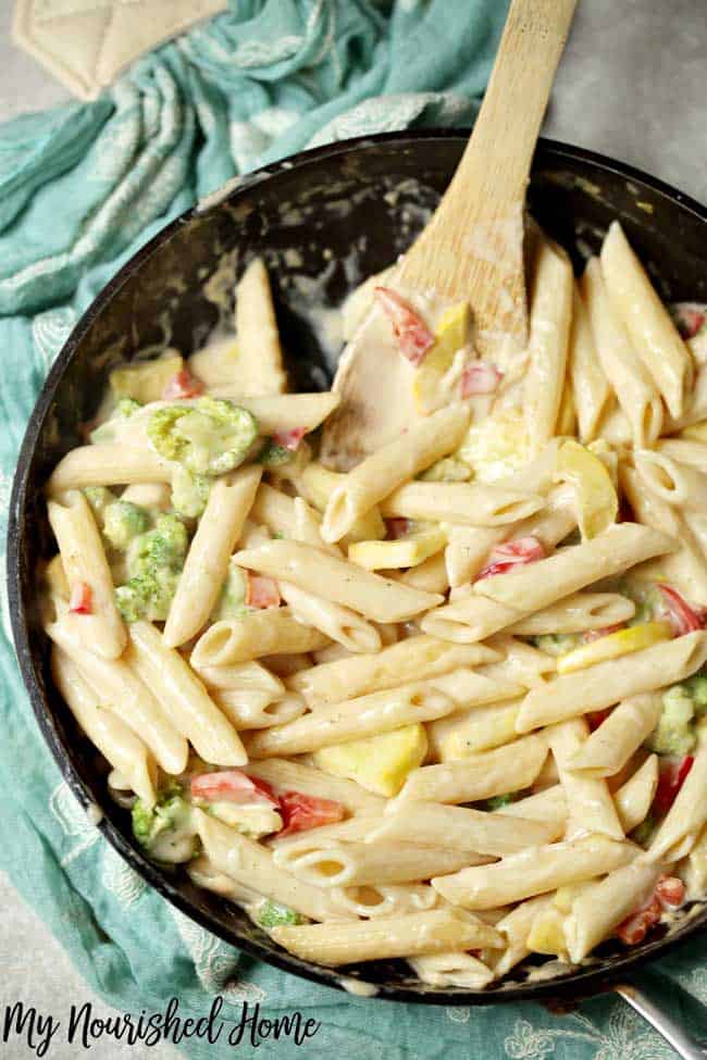 Healthy Vegetable Alfredo Recipe