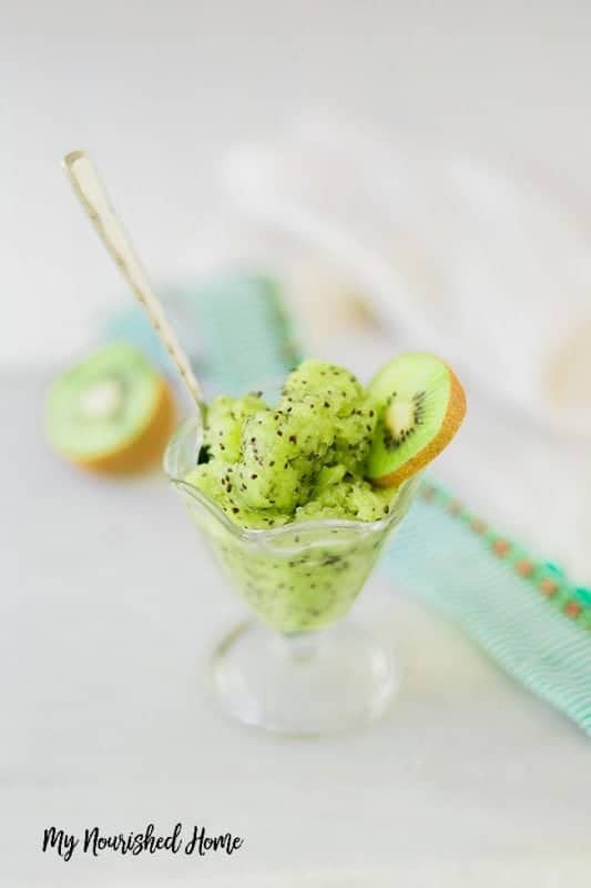 Kiwi Sorbet My Nourished Home