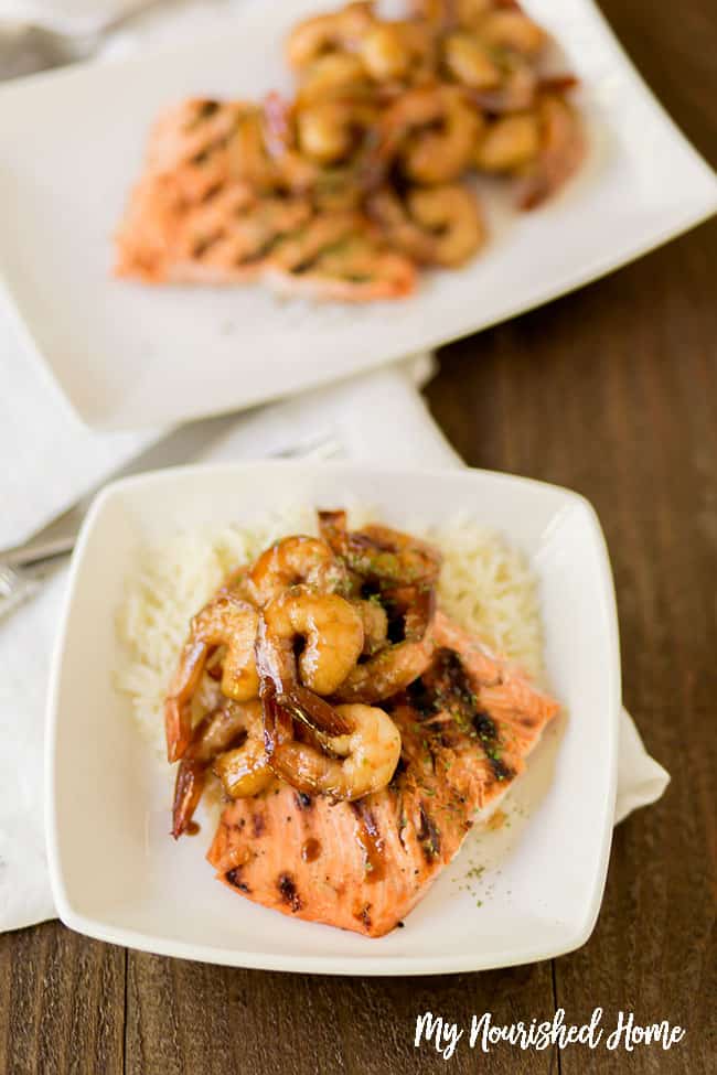 A quick shrimp and salmon recipe for the grill