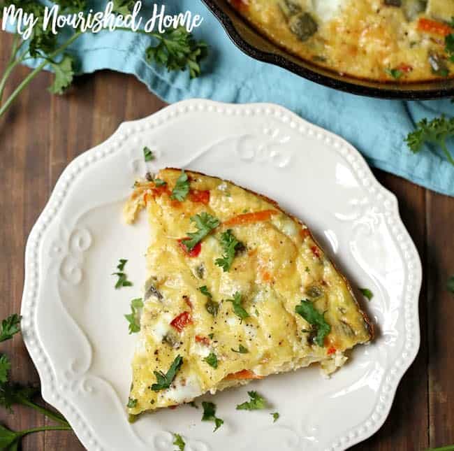 Smoked Gouda Vegetable Frittata Recipe