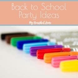 Back to School Party Ideas