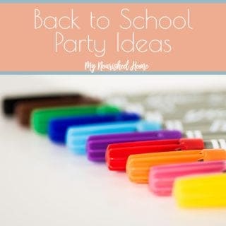 Back to School Party Ideas