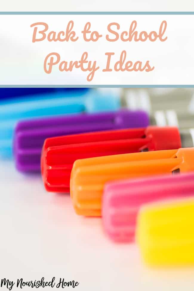 Back to School Party Ideas